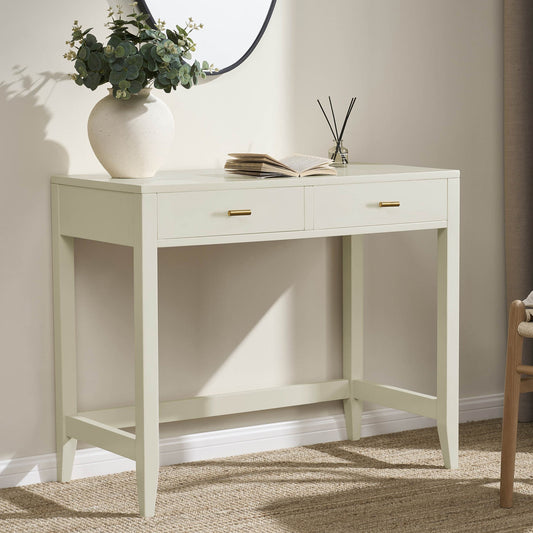 Poppy Dressing Table Console - Cream