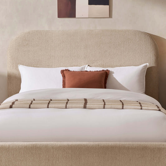 Aintree Ottoman Storage Bed - Textured Oatmeal - DUSK