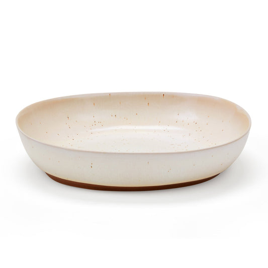 Alfredo Speckled Stoneware Serving Bowl - DUSK