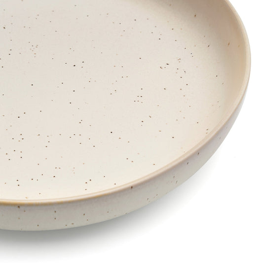 Alfredo Speckled Stoneware Set of 4 Pasta Bowls - DUSK