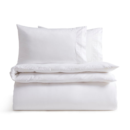 Alma 300 Thread Count Duvet Cover - Sateen - Off White - DUSK