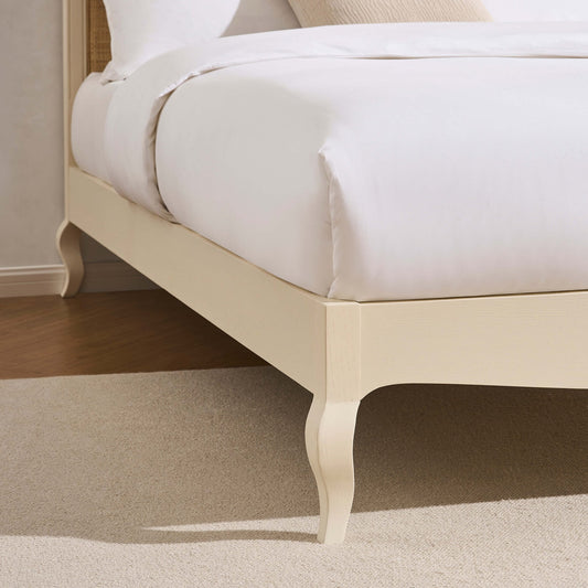 Annecy Curved Rattan Frame - Cream - DUSK