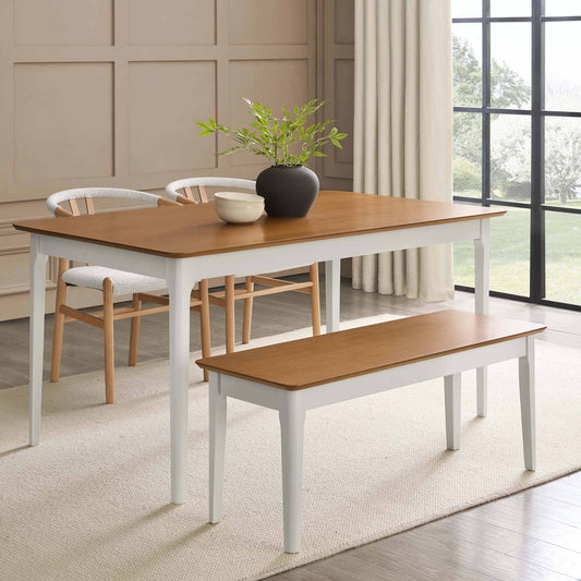 Anya Pine Bench - Wood - DUSK