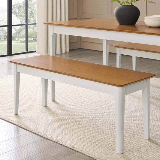 Anya Pine Bench - Wood - DUSK