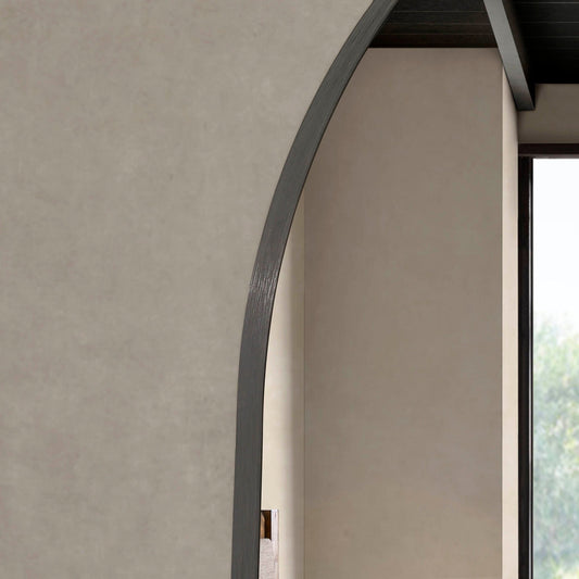 Arched Wall Mirror - Black - DUSK