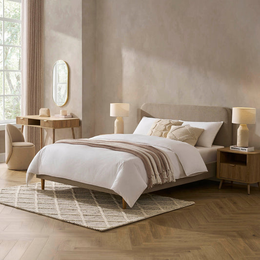 Ascot Bed Frame - Stone Grey - DUSK