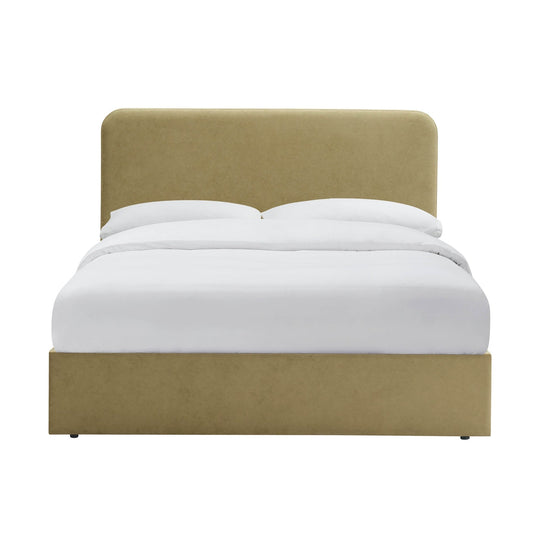 Ascot Ottoman Storage Bed - Light Green - DUSK
