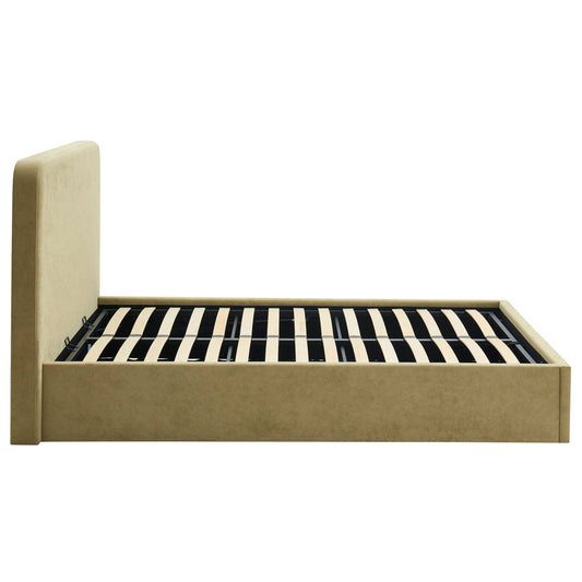 Ascot Ottoman Storage Bed - Light Green - DUSK