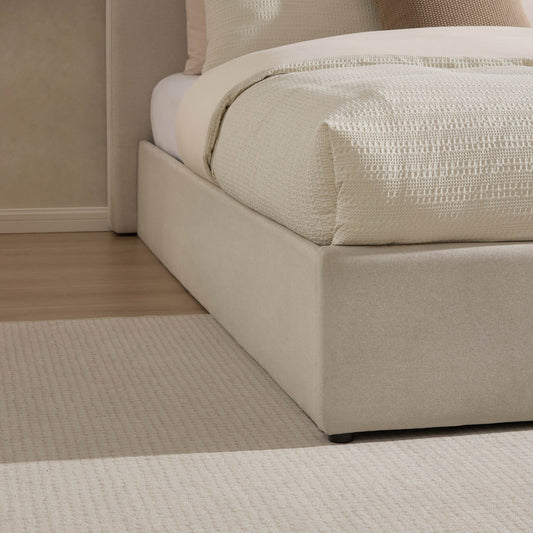 Ascot Ottoman Storage Bed - Natural - DUSK