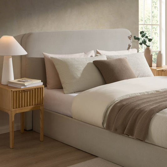 Ascot Ottoman Storage Bed - Natural - DUSK