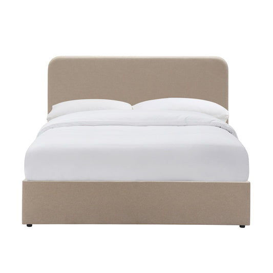 Ascot Ottoman Storage Bed - Oatmeal - DUSK