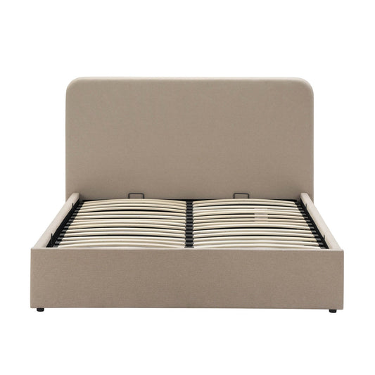 Ascot Ottoman Storage Bed - Oatmeal - DUSK