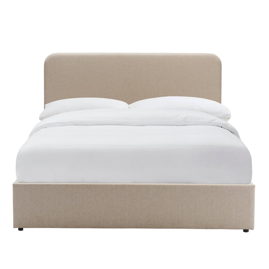 Ascot Ottoman Storage Bed - Stone Grey - DUSK