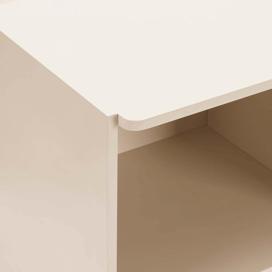 Aurelia Bookcase With Drawers - Vintage Cream - DUSK