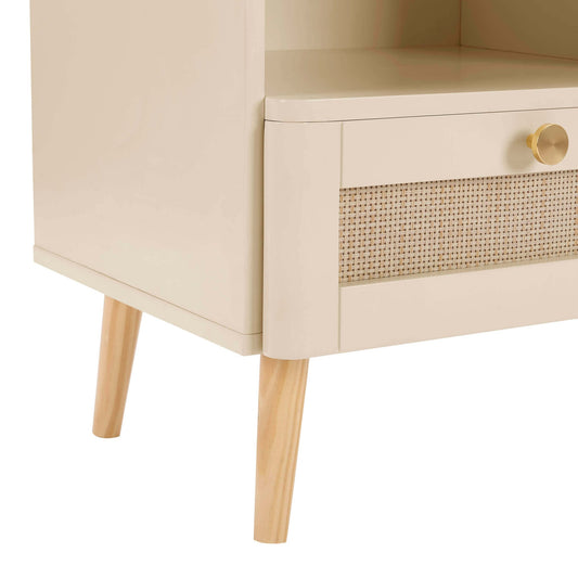 Aurelia Bookcase With Drawers - Vintage Cream - DUSK