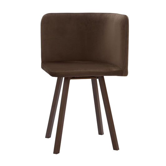 Ava Space Saver 4 Seater Dining Table and Chairs - Cappuccino - DUSK