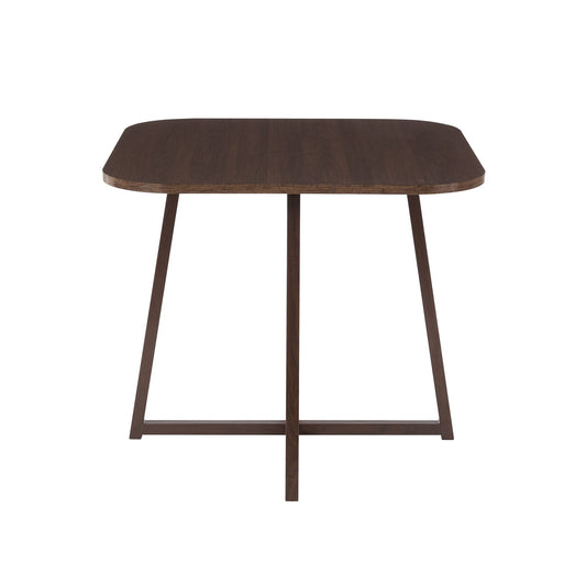 Ava Space Saver 4 Seater Dining Table and Chairs - Cappuccino - DUSK