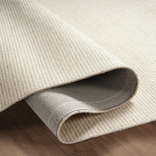 Axel Handwoven Stripe Rug - Natural - DUSK