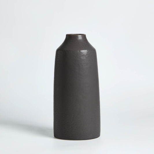 Azalea Matt Effect Vase - Charcoal - DUSK