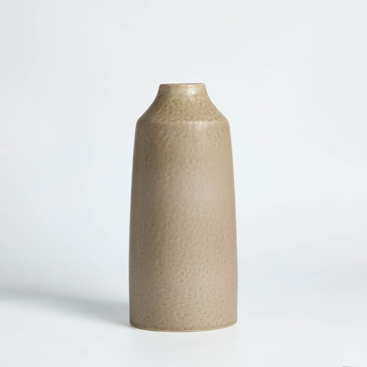Azalea Matt Effect Vase - Taupe - DUSK