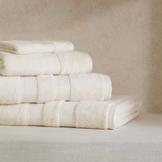 Bamboo Cotton Blend Towel Collection - Vanilla - DUSK