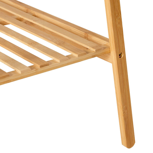 Becky Bamboo Clothes Rail - Light Wood - DUSK