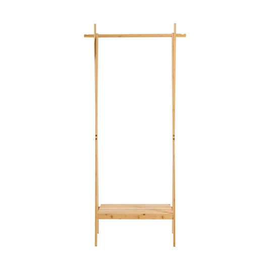 Becky Bamboo Clothes Rail - Light Wood - DUSK