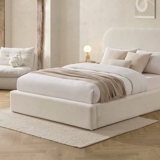 Benji Handwoven Loop Rug - Ivory - DUSK