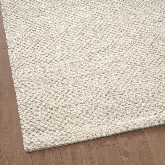 Benji Handwoven Loop Rug - Ivory - DUSK