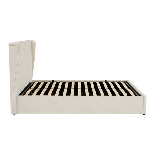 Berkeley Ottoman Storage Bed - Chenille Ecru - DUSK