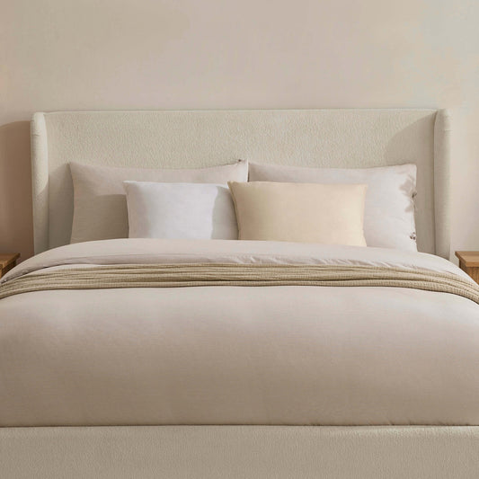 Berkeley Ottoman Storage Bed - Chenille Ecru - DUSK