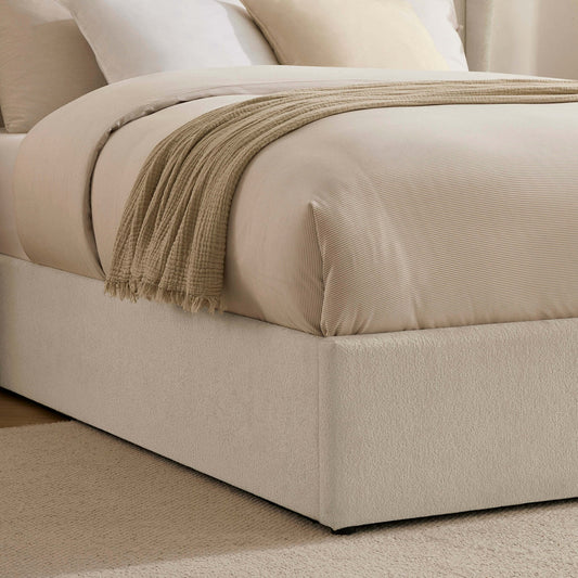 Berkeley Ottoman Storage Bed - Chenille Ecru - DUSK
