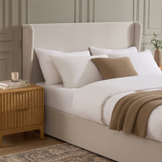 Berkeley Ottoman Storage Bed - Natural - DUSK