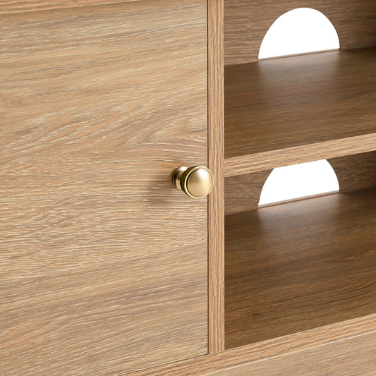 Betty Tv Unit for TVs up to 60" - Light Wood - DUSK