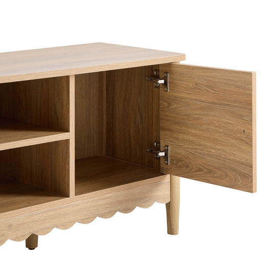 Betty Tv Unit for TVs up to 60" - Light Wood - DUSK