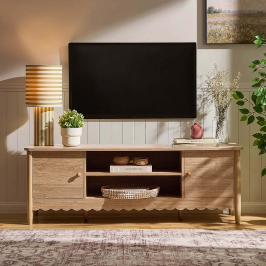 Betty Tv Unit for TVs up to 60" - Light Wood - DUSK