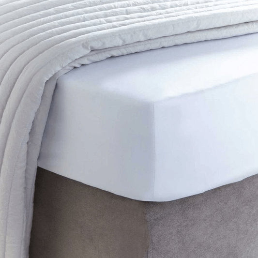 Bloomsbury Fitted Sheet - 1000 Thread Count - White - DUSK