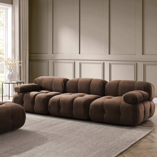 Bondi 3 Seater Sofa - Cappuccino - DUSK