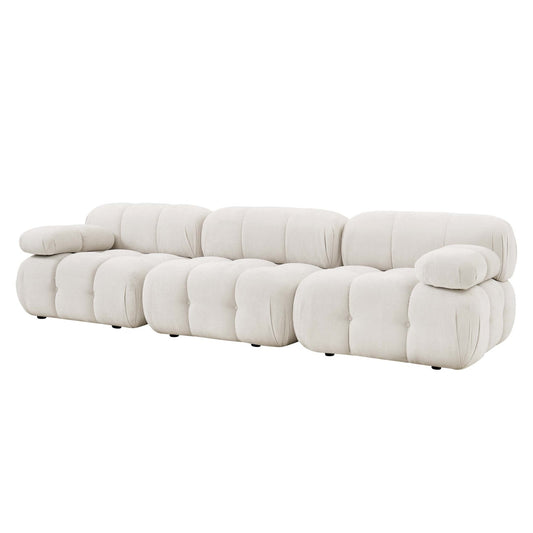 Bondi 3 Seater Sofa - Ivory - DUSK