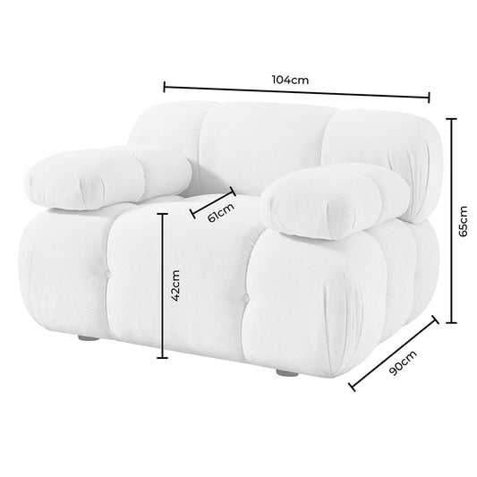 Bondi Armchair - Rich Green - DUSK