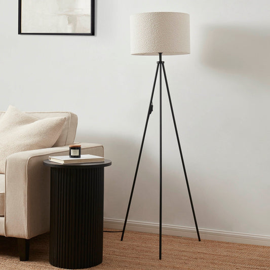 Boucle Floor Lamp - Ecru - DUSK