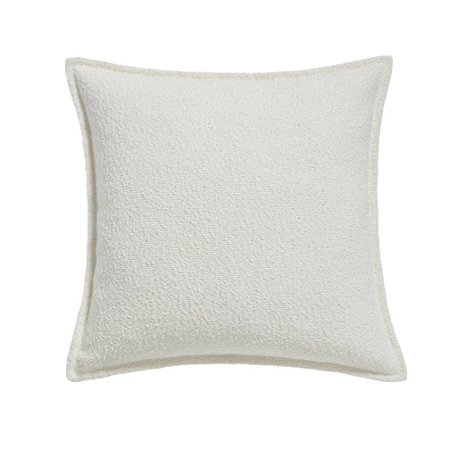 Boucle Sofa Cushion Cover - White - DUSK