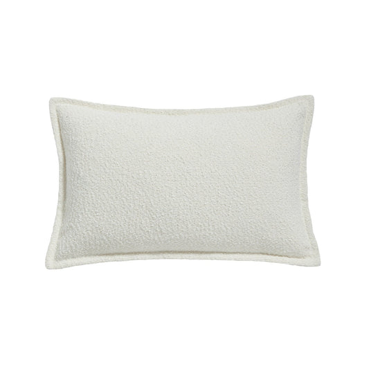 Boucle Sofa Cushion Cover - White - DUSK