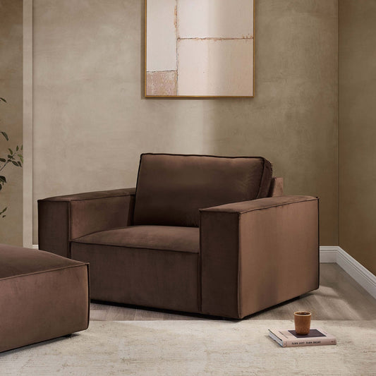 Brooklyn Loveseat - Cappuccino - DUSK