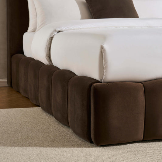 Cheshire Ottoman Storage Bed - Cappuccino - DUSK