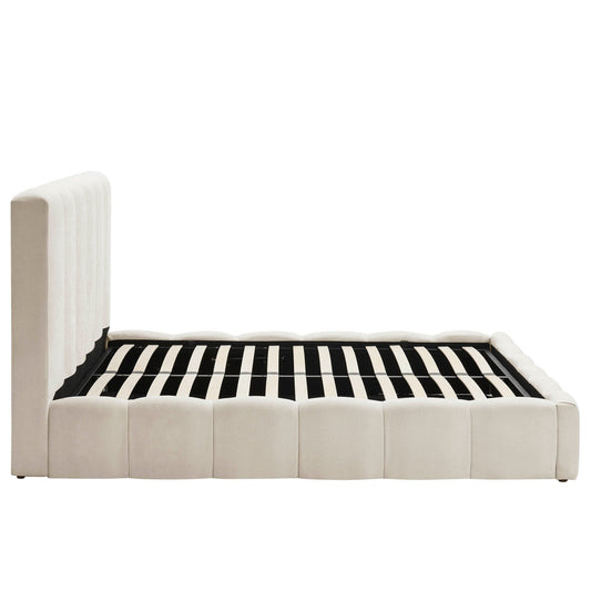 Cheshire Ottoman Storage Bed - Ivory - DUSK