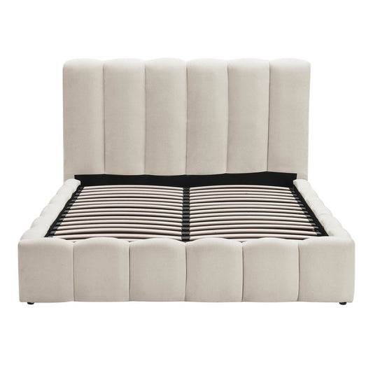 Cheshire Ottoman Storage Bed - Ivory - DUSK