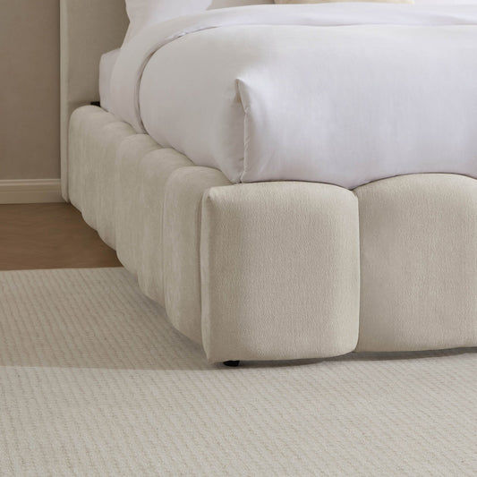 Cheshire Ottoman Storage Bed - Ivory - DUSK