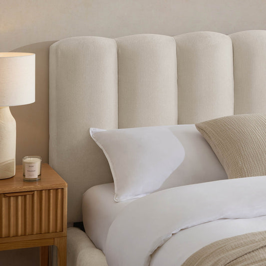 Cheshire Ottoman Storage Bed - Ivory - DUSK