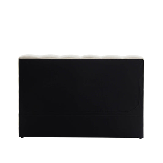 Cheshire Ottoman Storage Bed - Ivory - DUSK